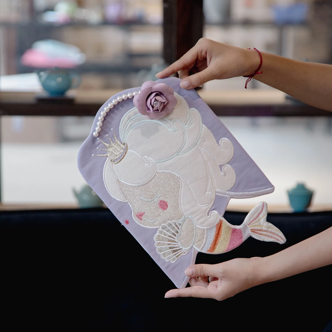 QB00743 七宝烧-美人鱼茶席茶周边