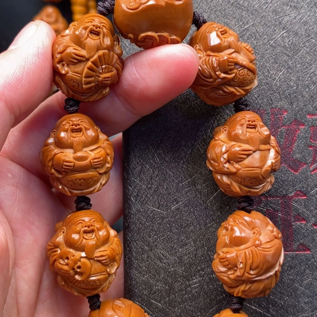 橄榄核手串八方来财