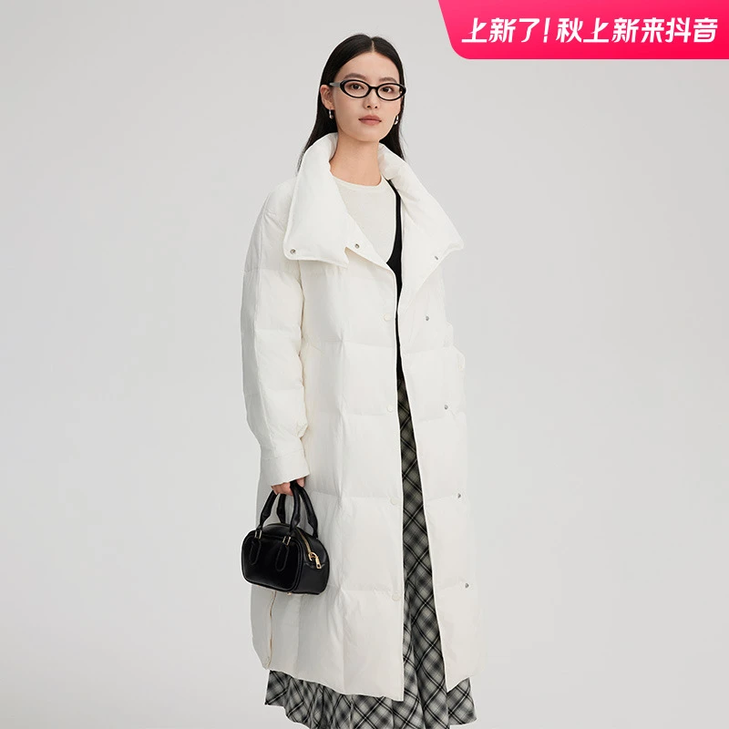 艾莱依气质收腰女冬季户外休闲时尚轻盈高档防寒保暖外套1273