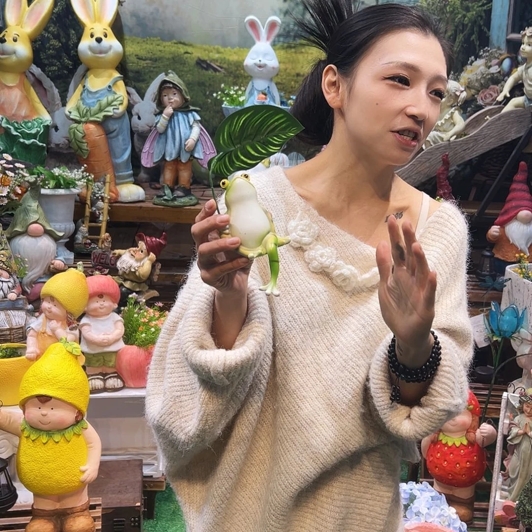 花园摆件红红火火