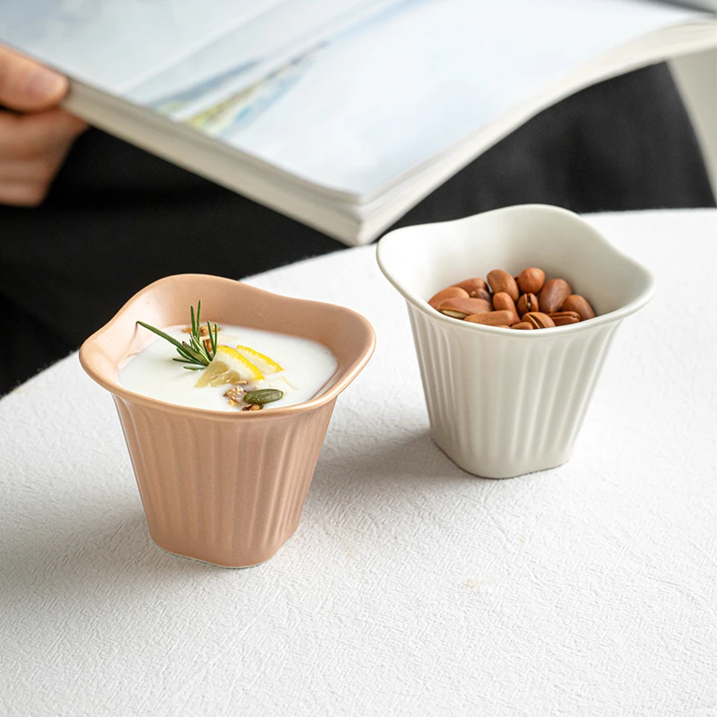 〖稀奇古怪的碗〗3英寸异形陶瓷味碟浮雕酱汁小碟迷你薯条蘸料碗