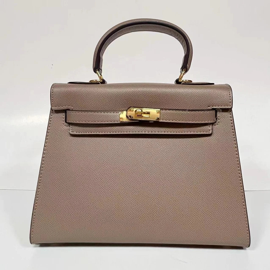 【小裴017】TR-原创小众设计款大象灰kell单肩斜挎手提包