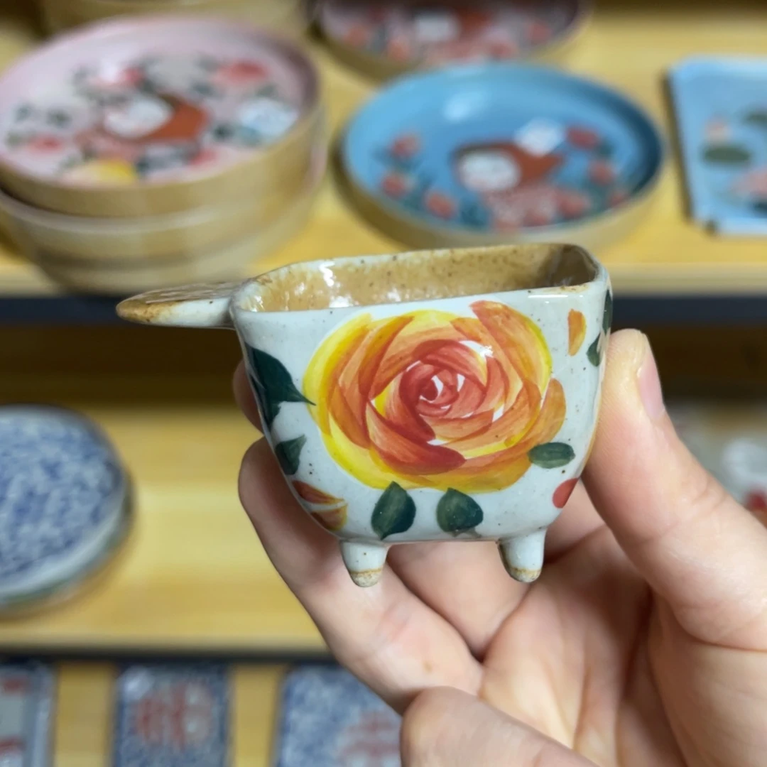 杯熙**?素浅陶瓷手工手绘