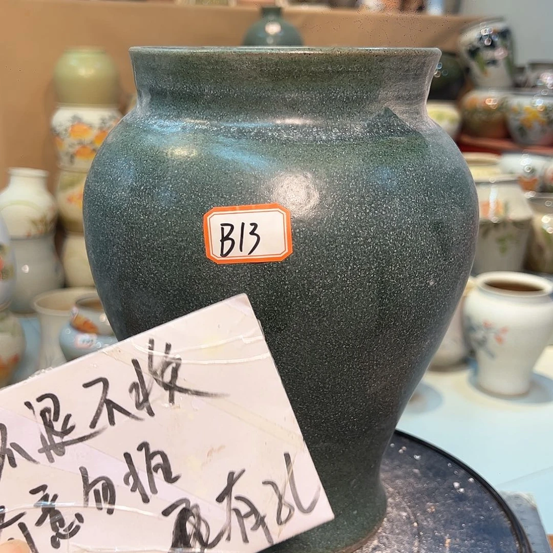 景德镇陶瓷花盆瑕品123
