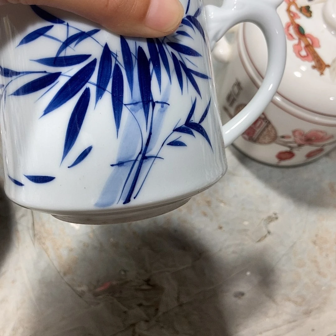 瓷片雪*景德镇陶瓷杯
