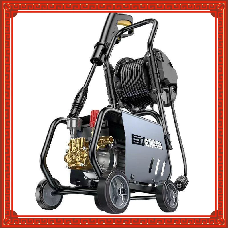 巨龙黑猫洗车机水泵220V清洗机商用自动强力大功率洗车泵高压水泵