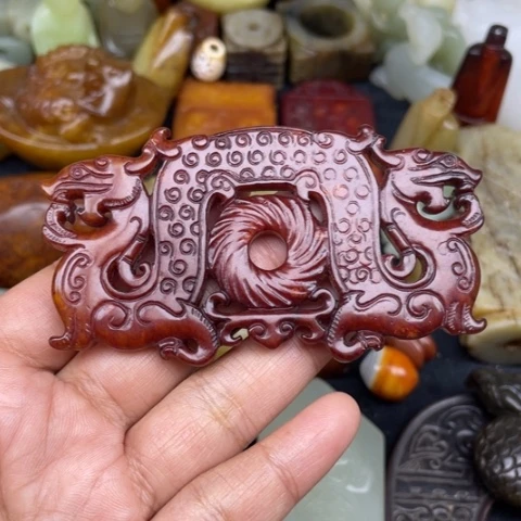 和田玉未镶嵌颈饰51