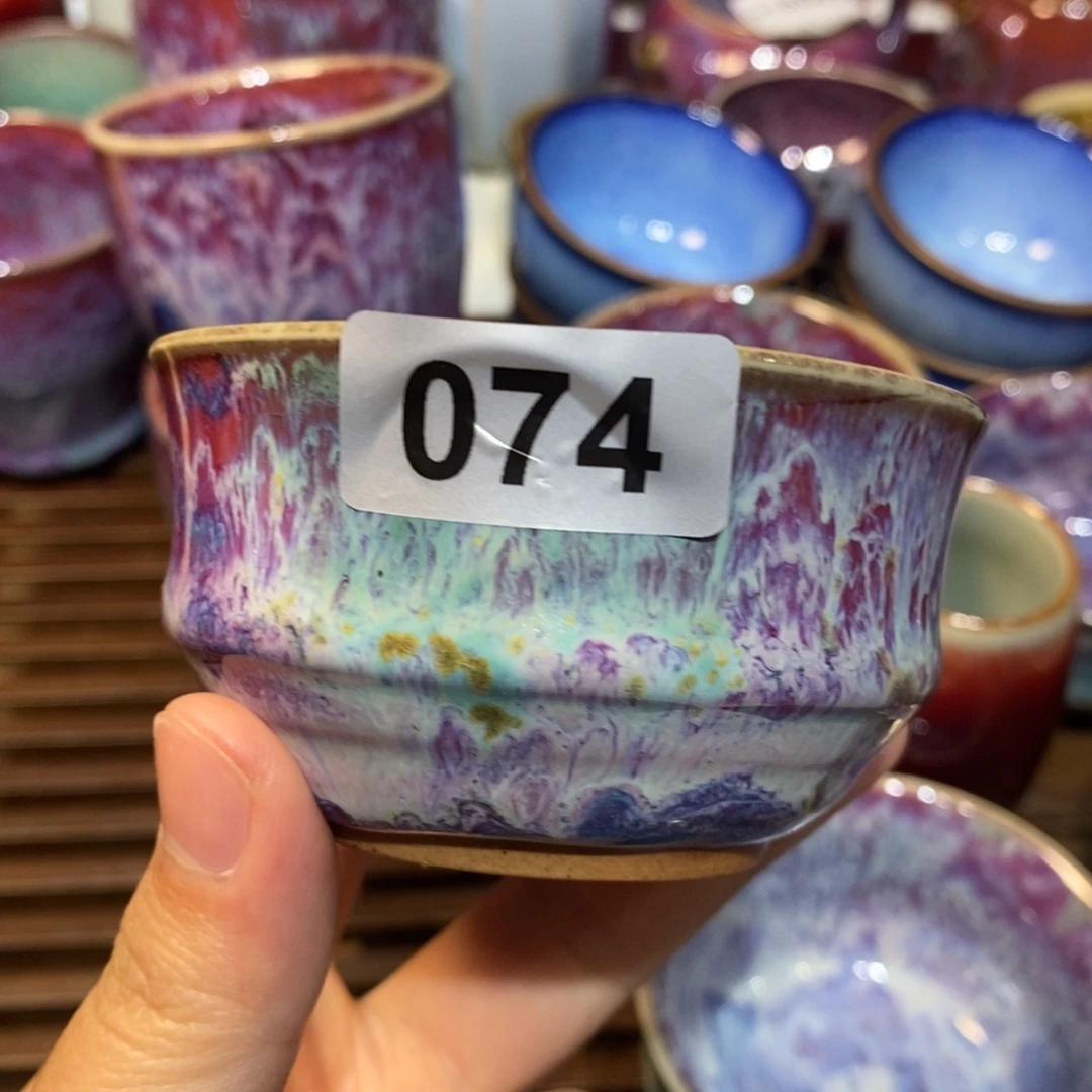 钧瓷杯系列产品作品