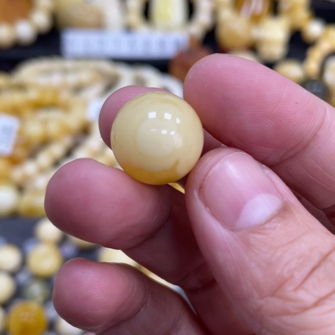 琥珀珠宝奇石未镶嵌15.3mm
