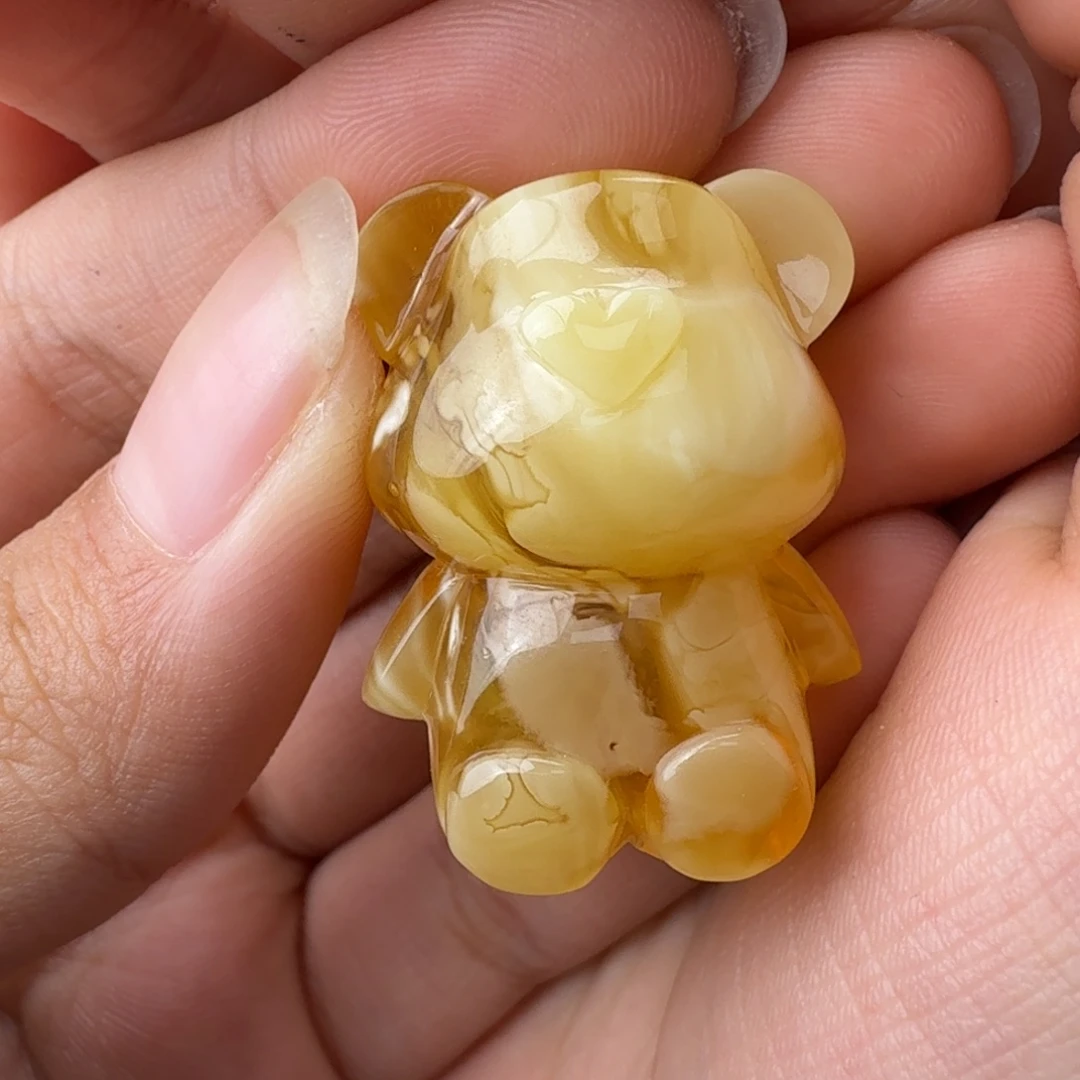 未镶嵌琥珀珠宝奇石蛋*酥