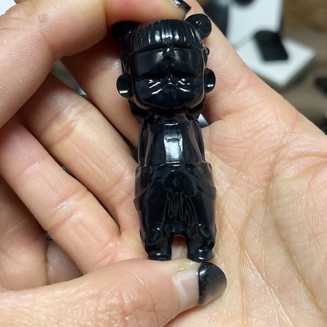 【闪购商品】和田玉（墨玉）吊坠(不含链)未镶嵌爱****了