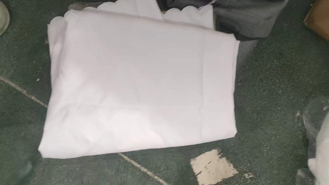 白色桌布花边发1个