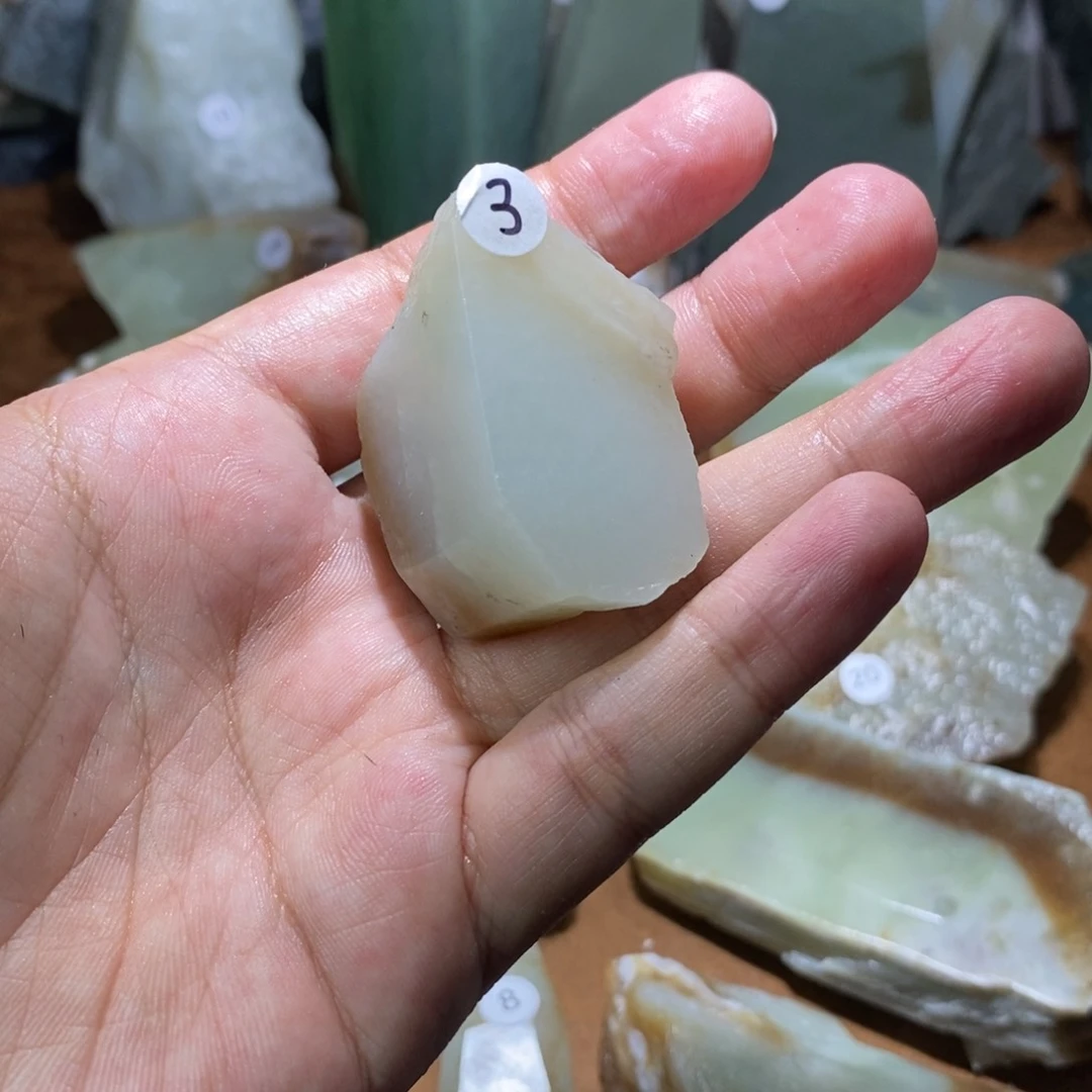 未镶嵌和田玉珠宝半成品春***若