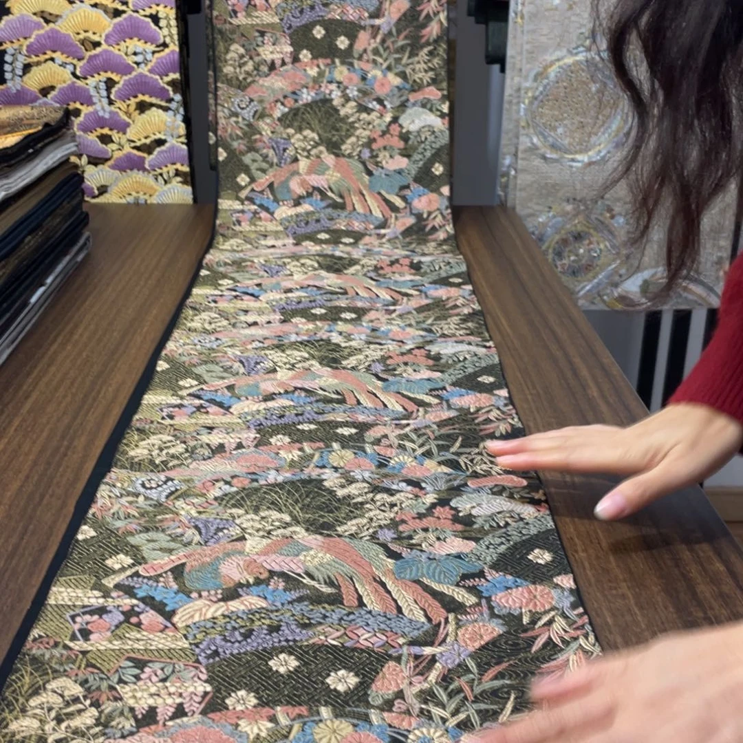 织绣39 唐锦西阵织桌旗