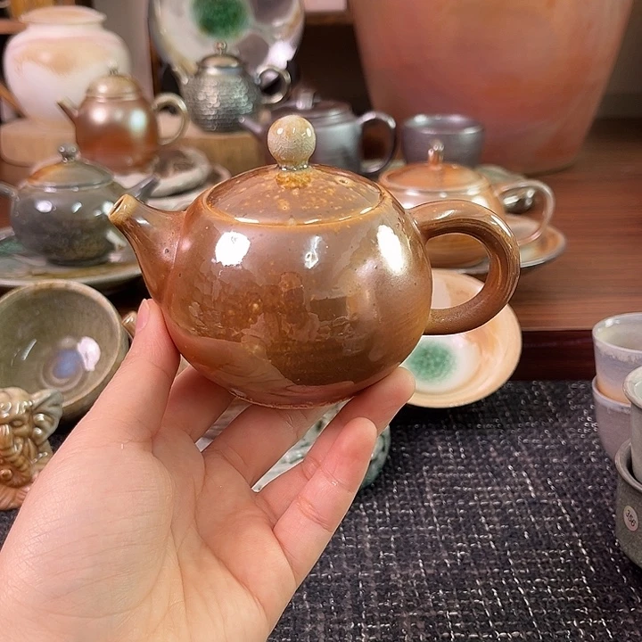 柴烧龙窑精品西施壶
