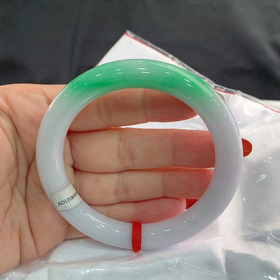 【闪购商品】翡翠手镯未镶嵌圆60.8