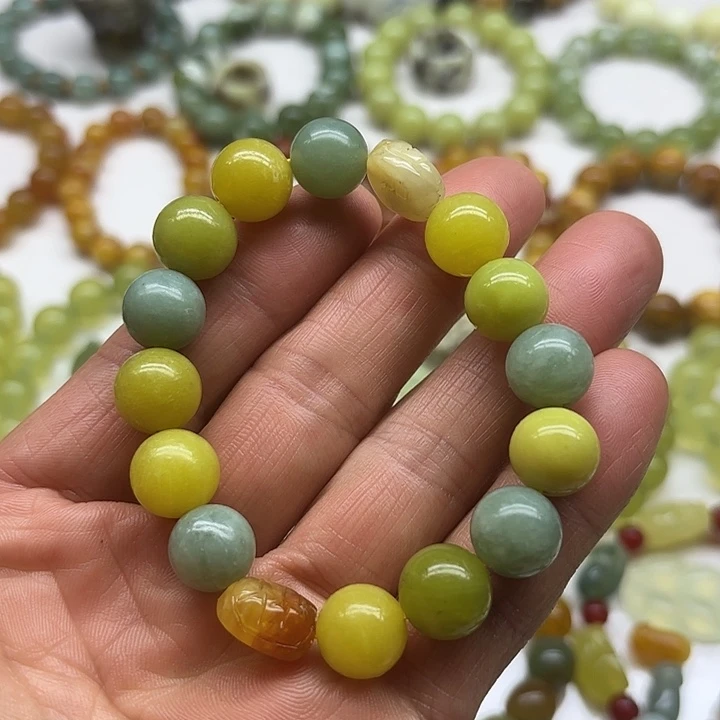 岫玉未镶嵌手串手串