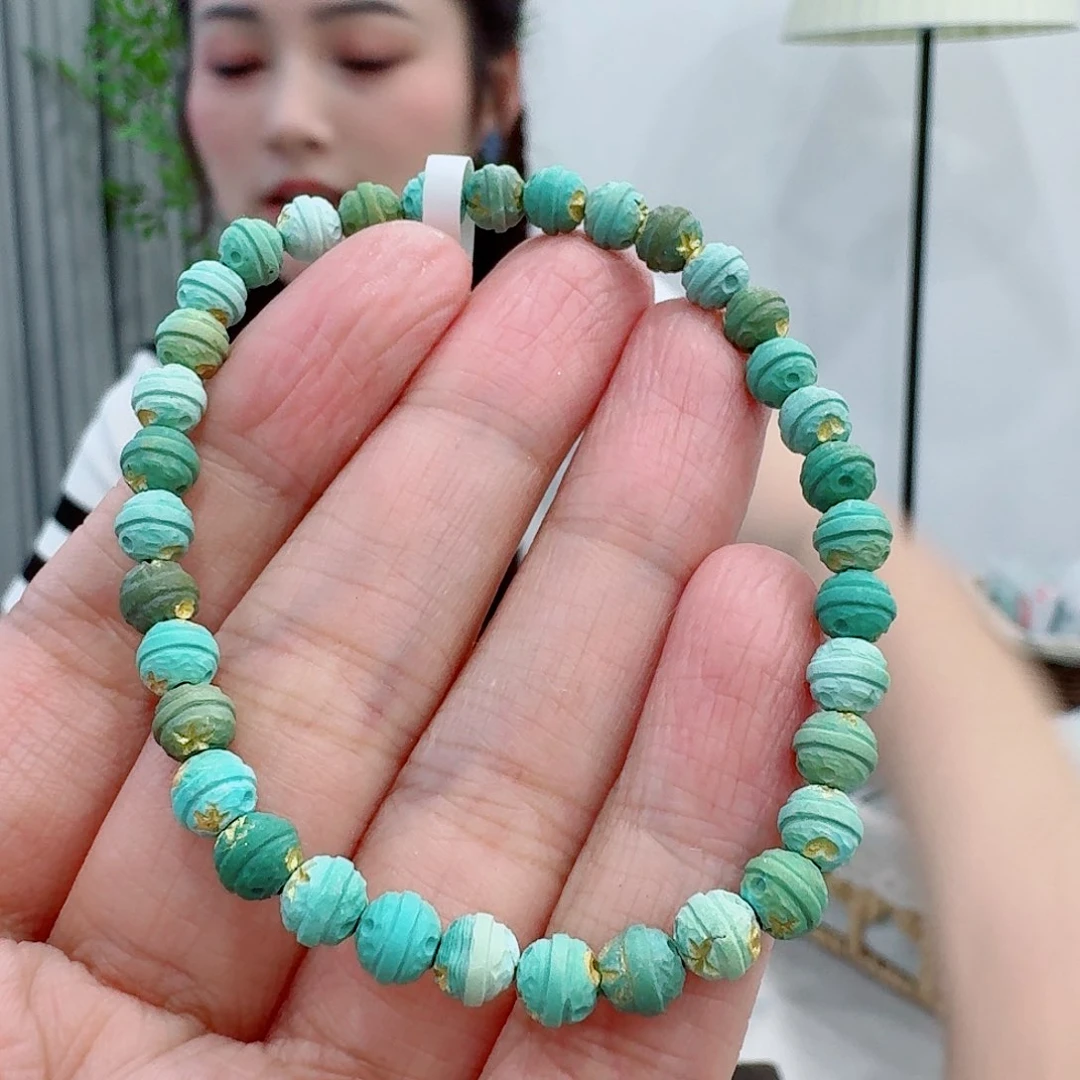 未镶嵌绿松石珠宝奇石