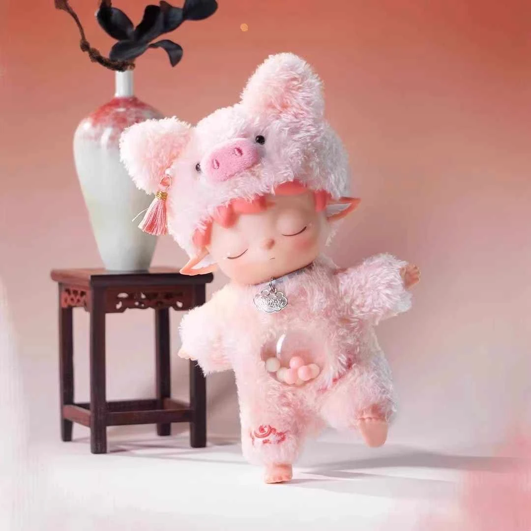 MIMI无事小妖怪搪胶毛绒盲盒潮玩礼物