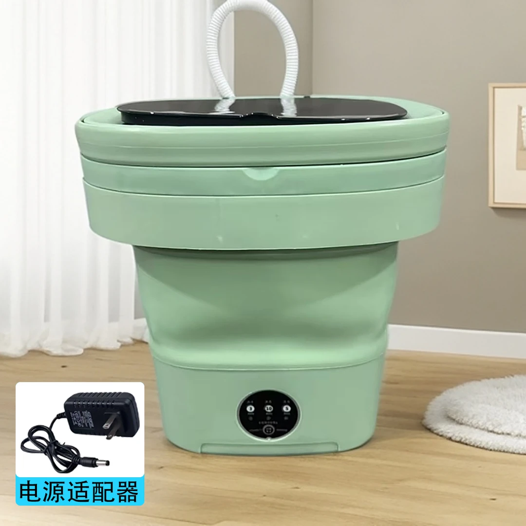 折叠水桶洗内衣袜子内裤专用可折叠带盖家用便携式