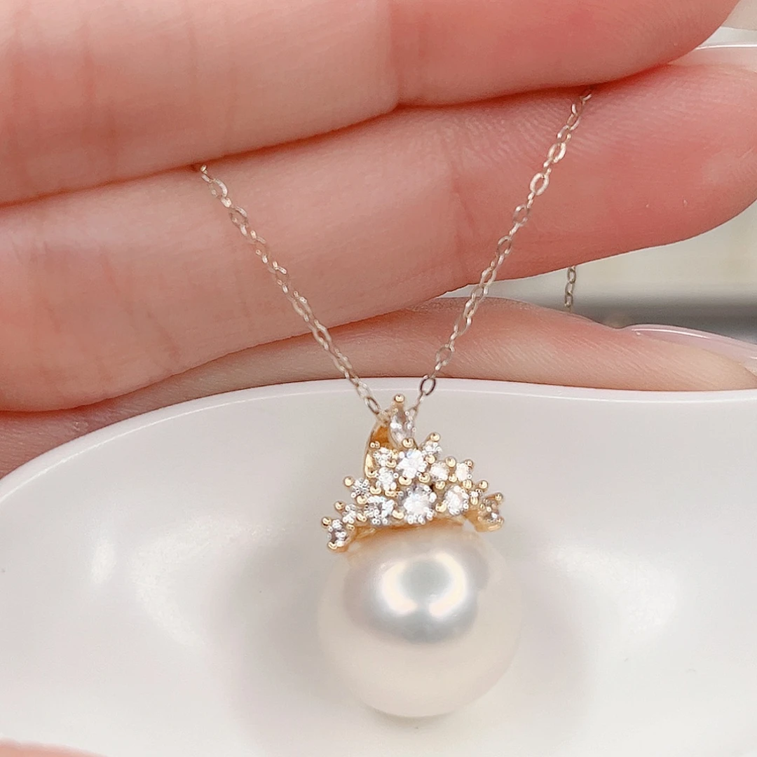 淡水珍珠吊坠(赠链)合金