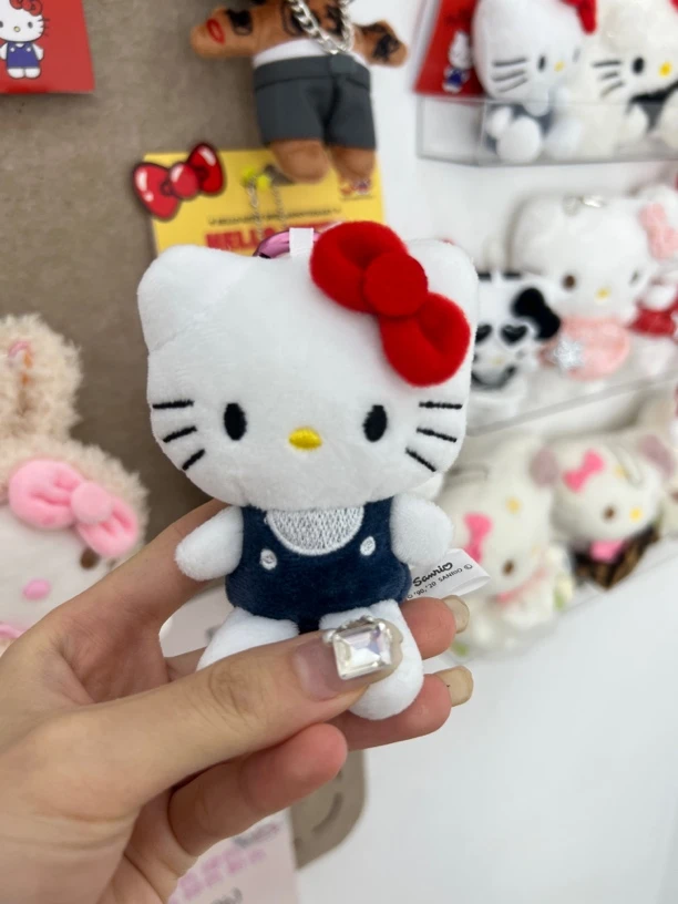 无品牌blackpink同款爱心扣KT猫钥匙挂扣挂件