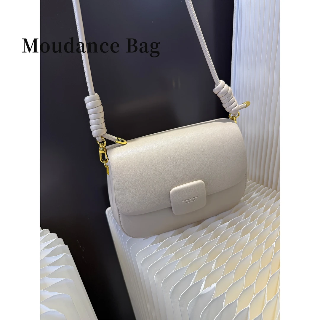 【白月光】Moudance马鞍包潮款小众设计高级质感单肩斜跨包YVY-2312