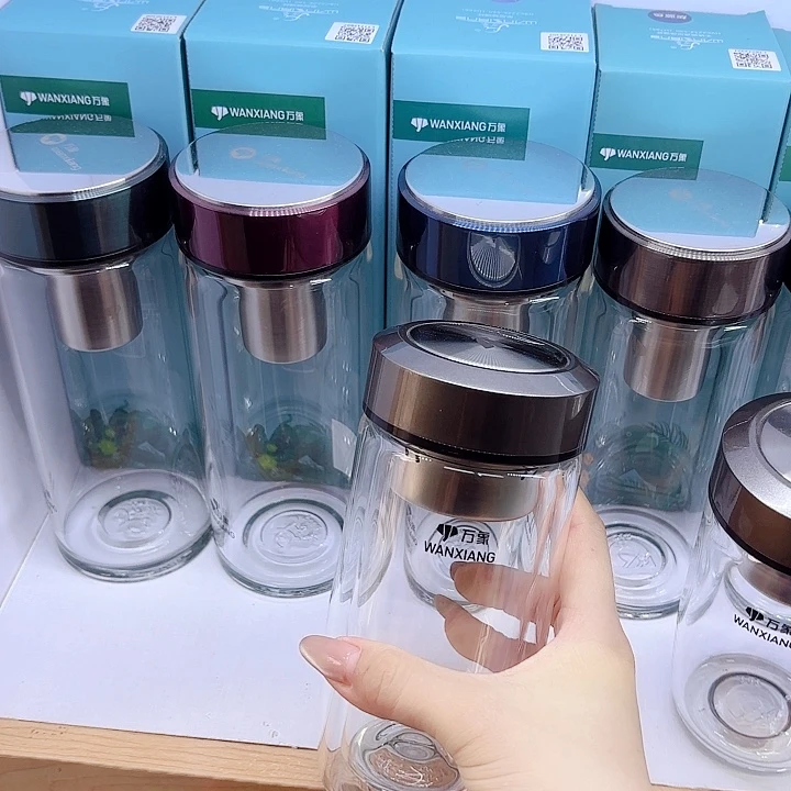 万象品牌双层玻璃杯V406-360