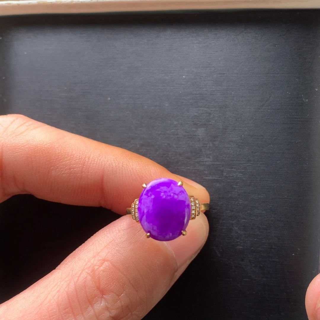 苏纪石（舒俱来）18K金镶嵌戒指