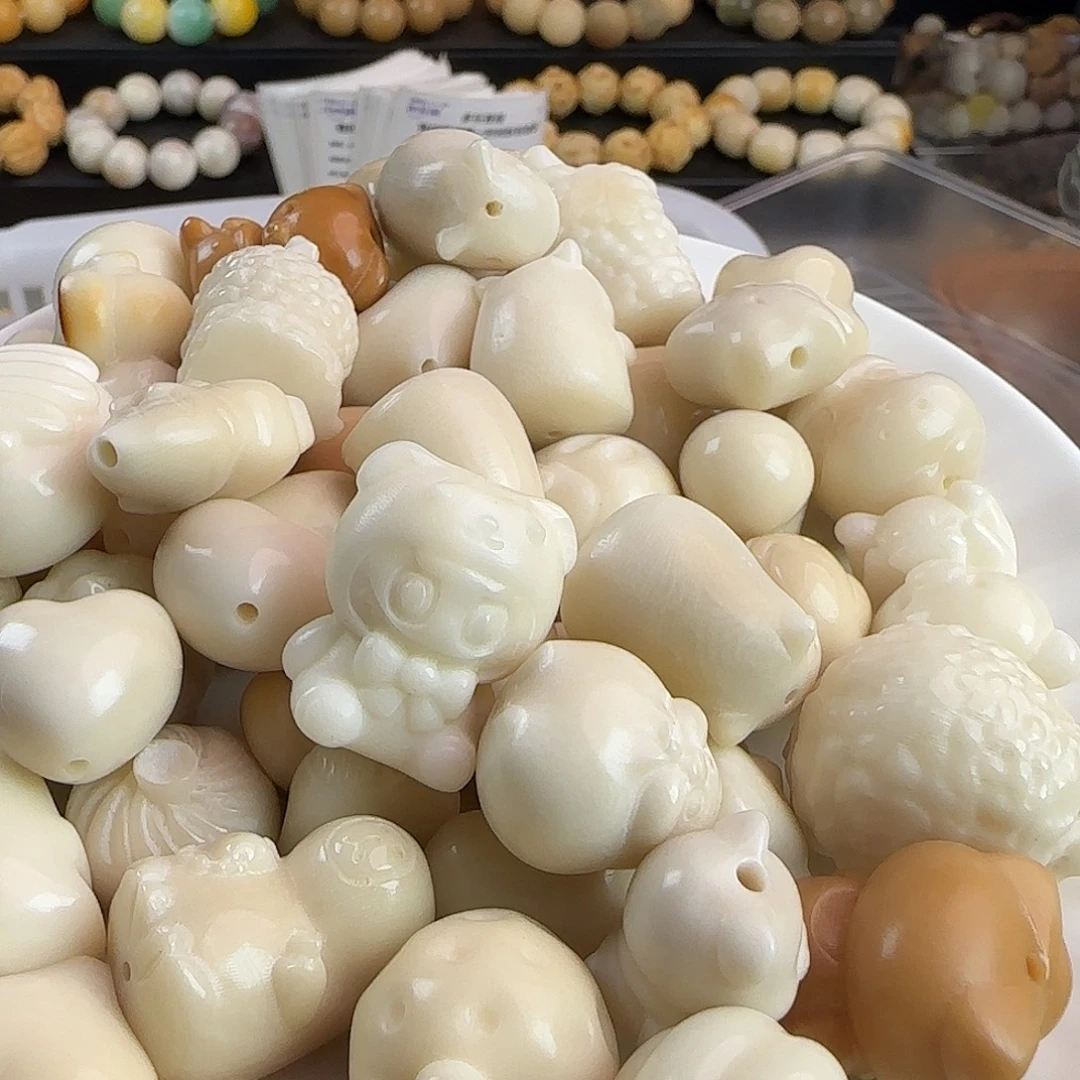 菩提根/象牙果吊坠象牙果大混锅100颗批发随机发