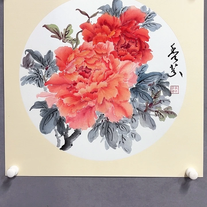 国画亲笔手绘放心去藏