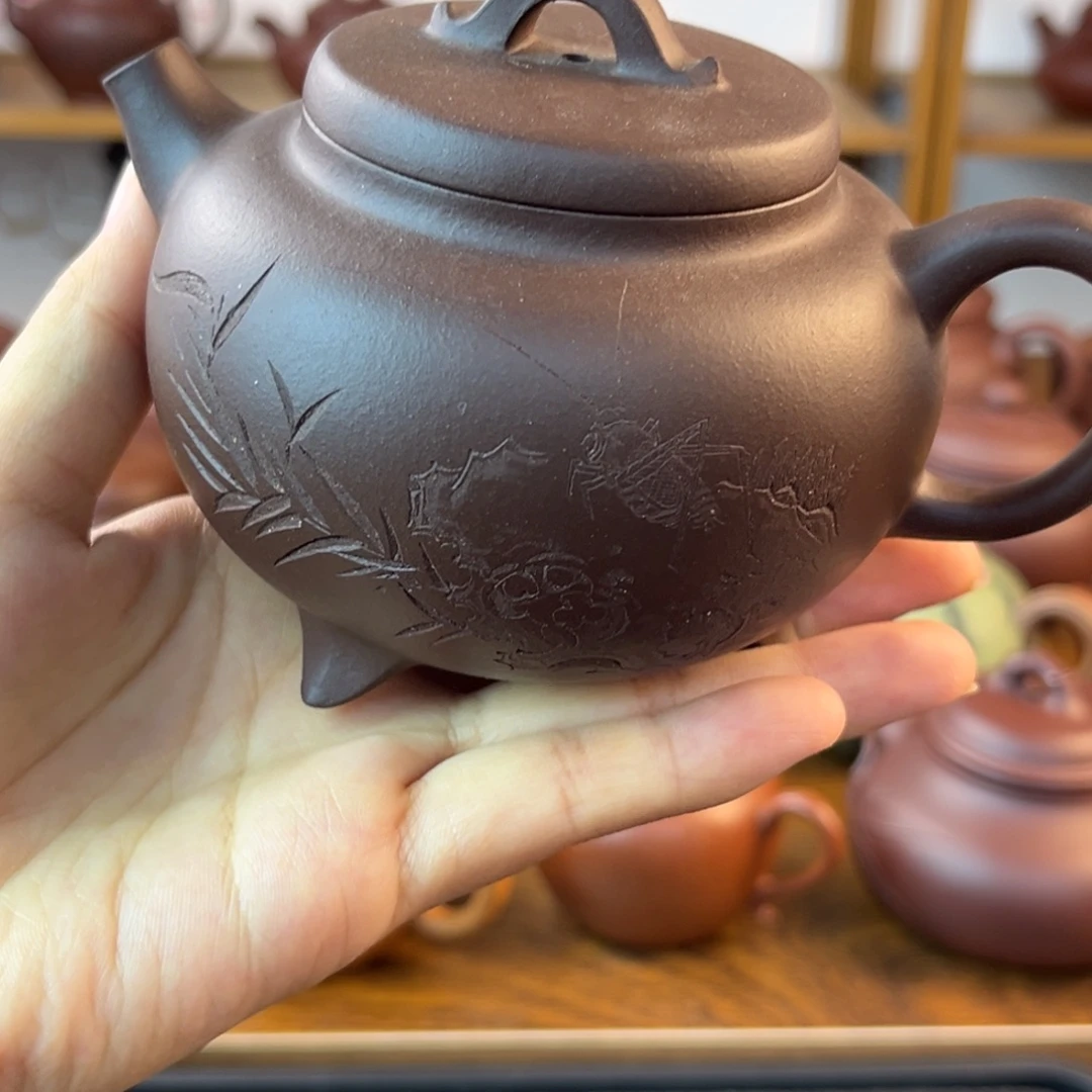 茶壶紫砂手工制作