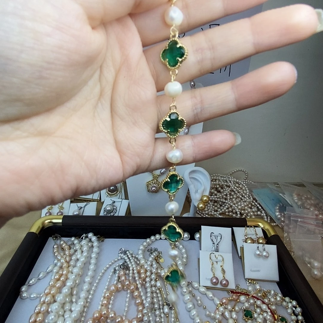 手链合金淡水珍珠