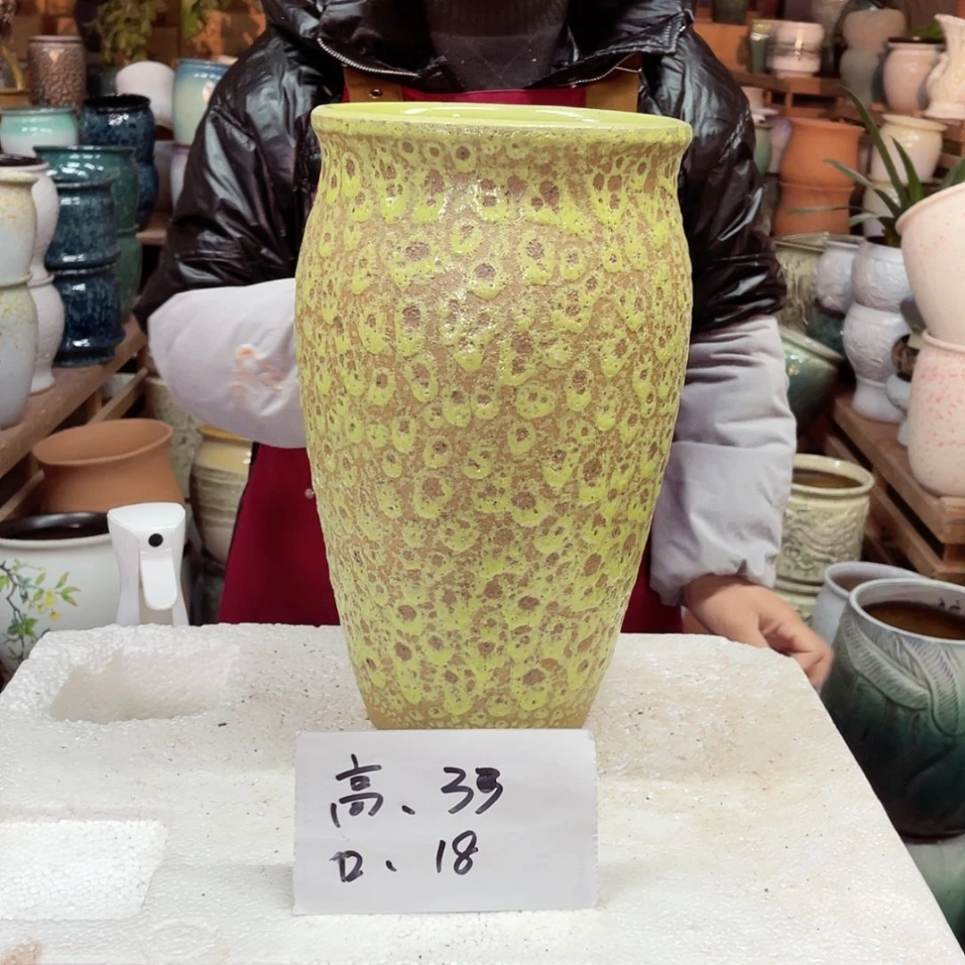 紫砂花盆高度33口径18