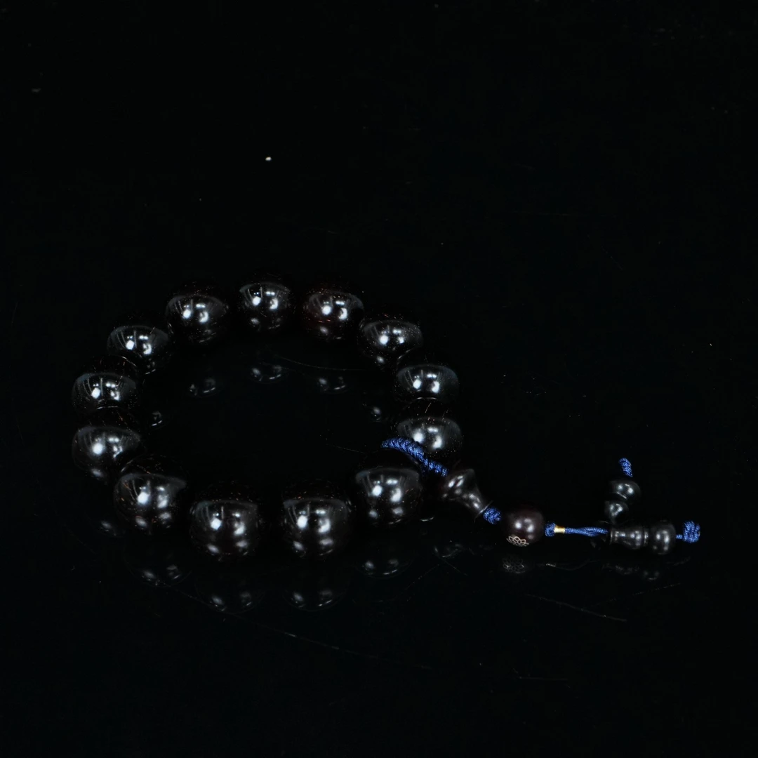 A6768 印度小叶紫檀金星手串 1.83cm   54.75g