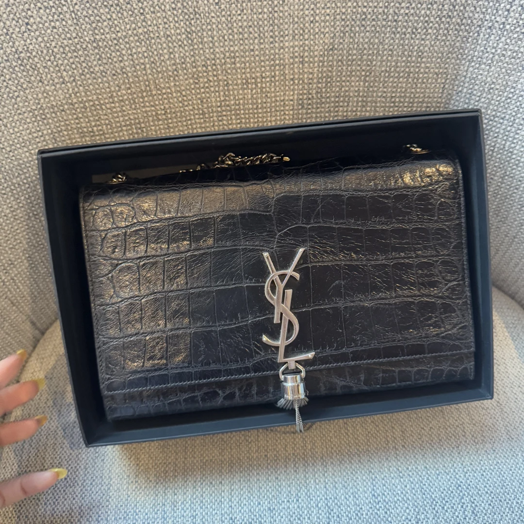 95新 YSL/圣罗兰 圣罗兰黑色/二手奢侈品包包