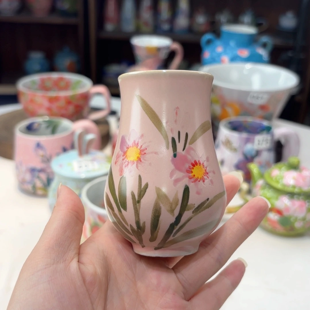 景德镇手绘高温釉下彩陶瓷茶具