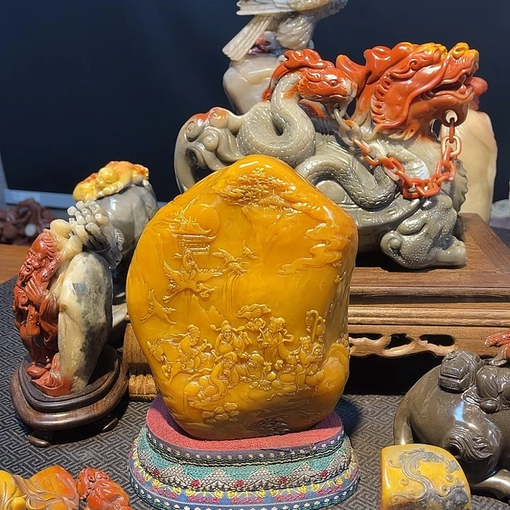 寿山石用****8艺术品市场