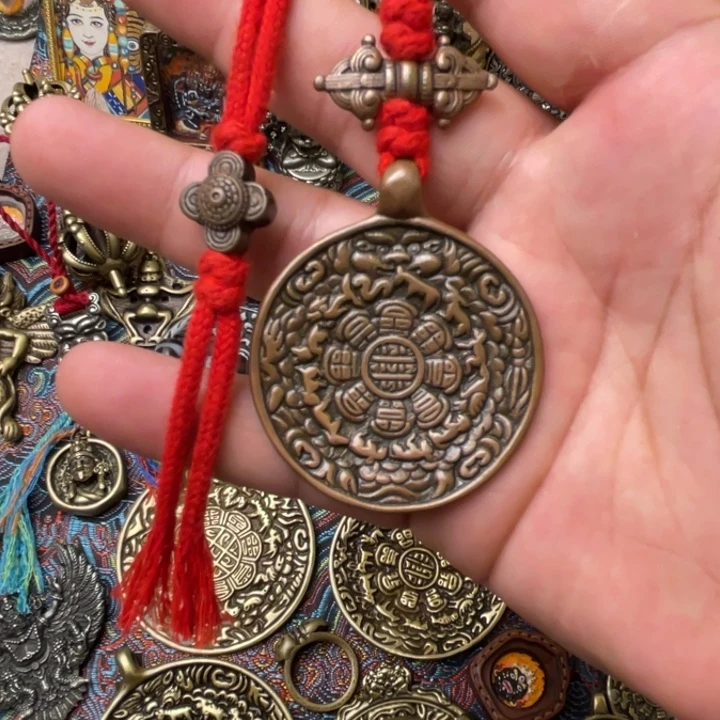 藏式风格九宫八卦牌