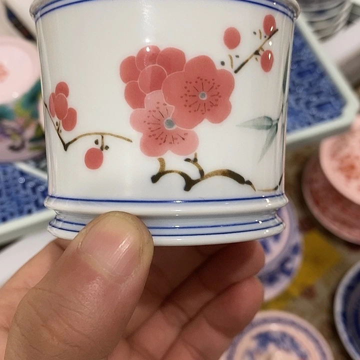 摆件陶景德镇陶瓷主人杯13445