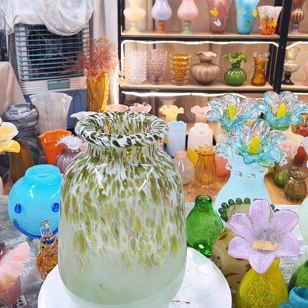 一****琉璃大号福利家悦花器摆件不完美