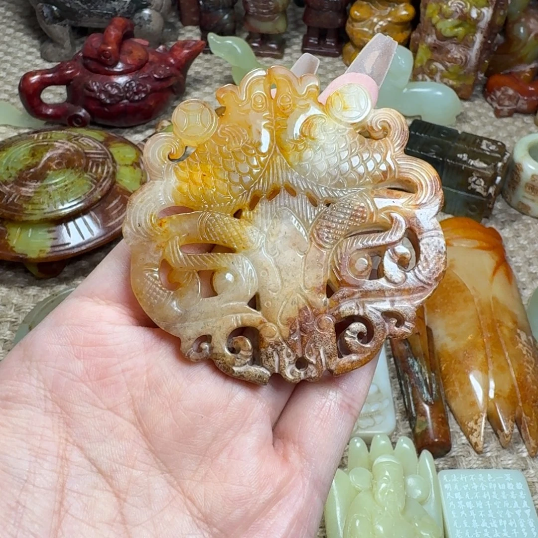 白玉菩提吊坠挂件
