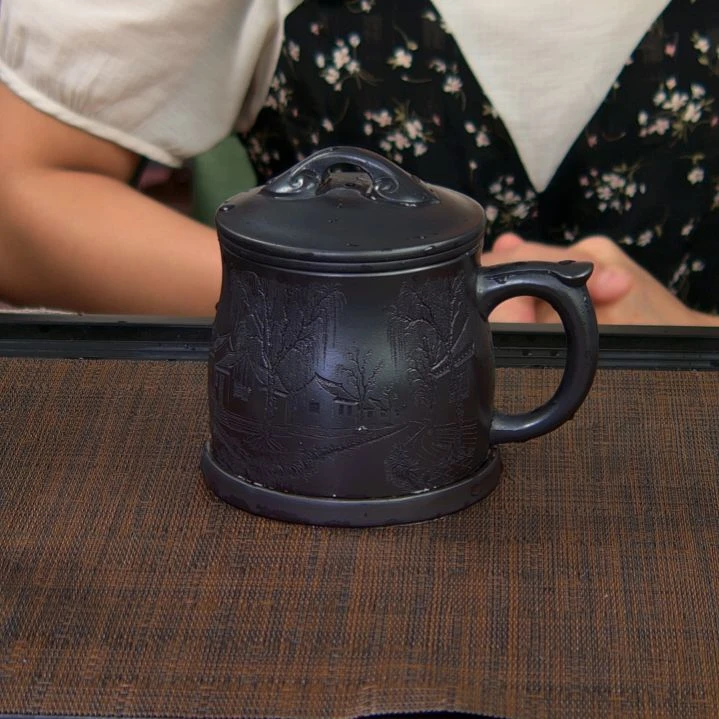 茶杯紫砂高货放漏