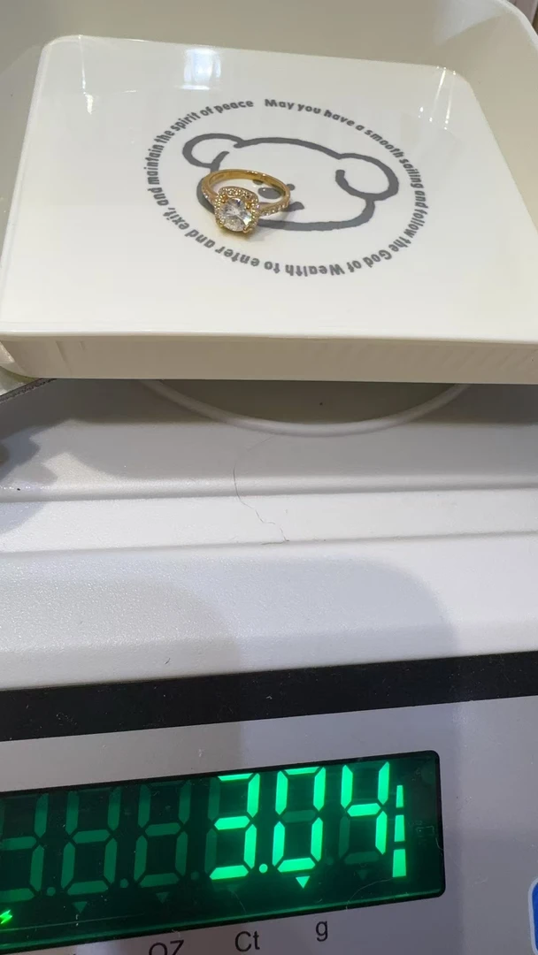 足金精品工艺戒指