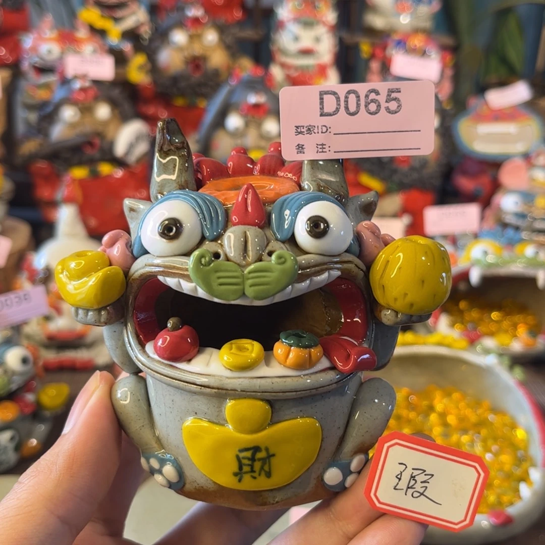 泥塑纯手工茶宠摆件