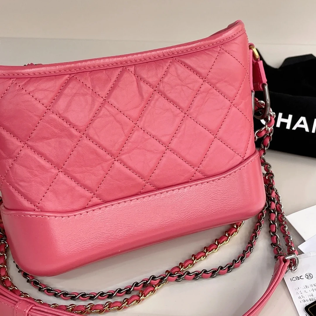 99新 Chanel/香奈儿 Chanel 流浪粉金小号 25060119-06