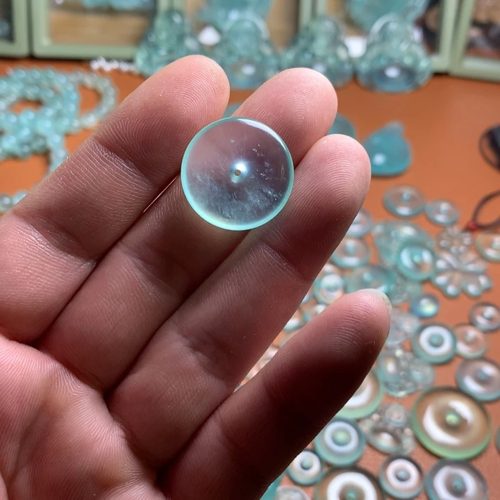 八****蛇纹石玉未镶嵌挂件