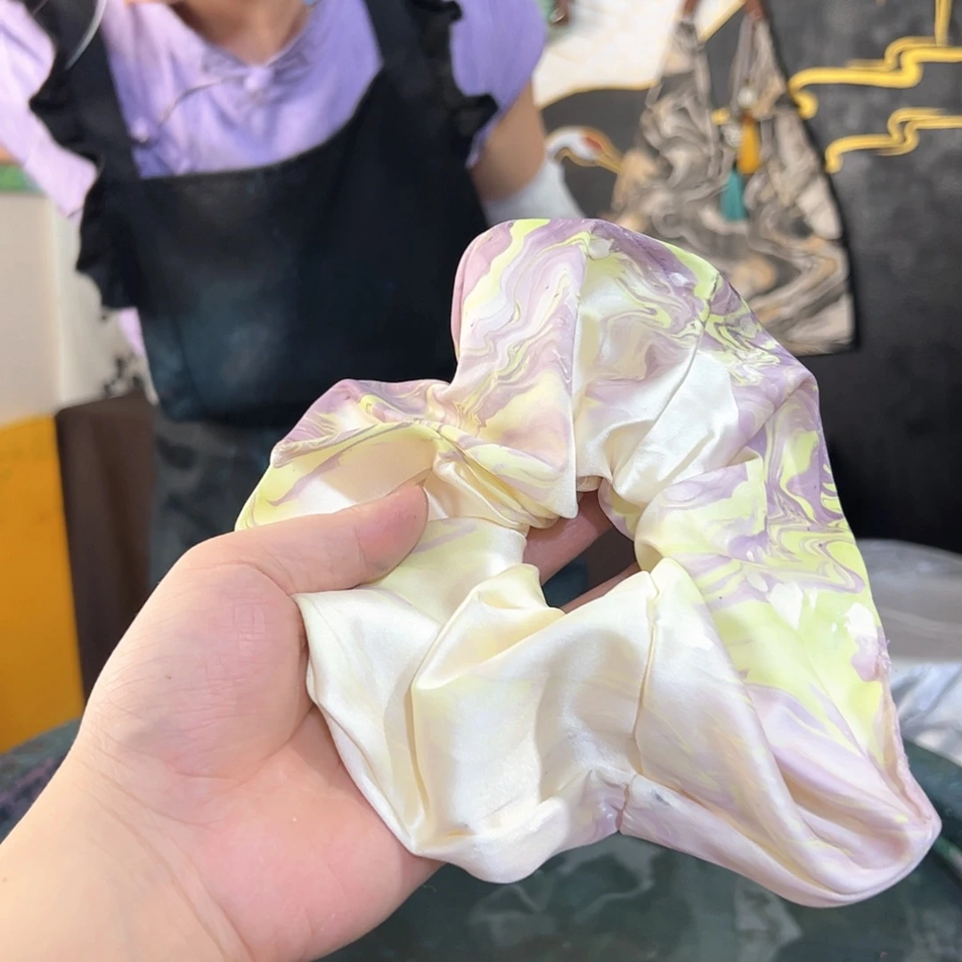 284圆饼发圈手作饰品
