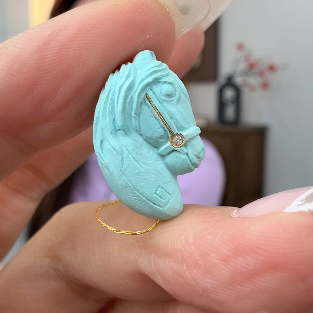 绿松石未镶嵌珠宝奇石