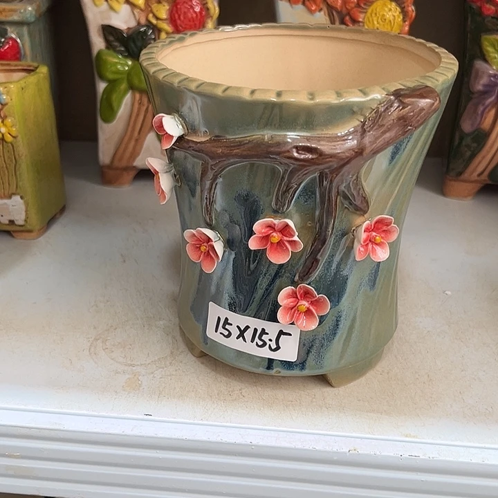 紫砂花盆粗陶材质多肉花盆